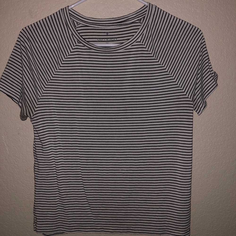 American Eagle Soft & Sexy Striped Tee